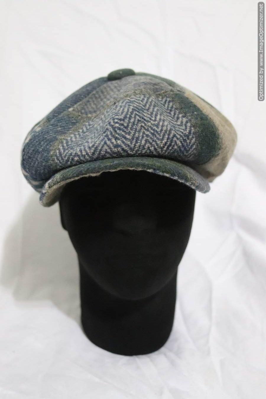 Patchwork Green/Blue/Beige